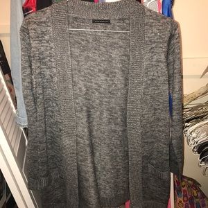 Gray cardigan